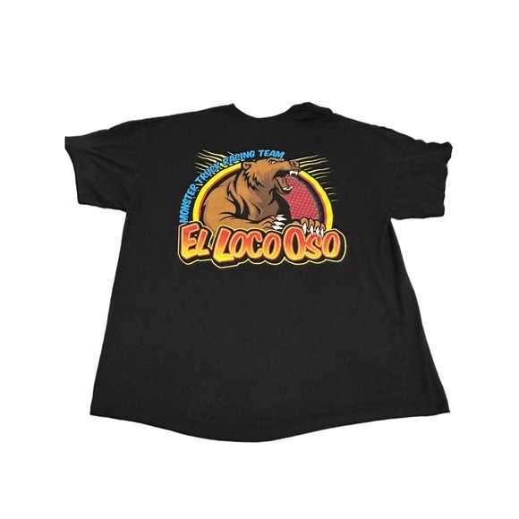 Men’s El Loco Oso Monster Truck Racing Tshirt Size 2XL - Picture 1 of 7